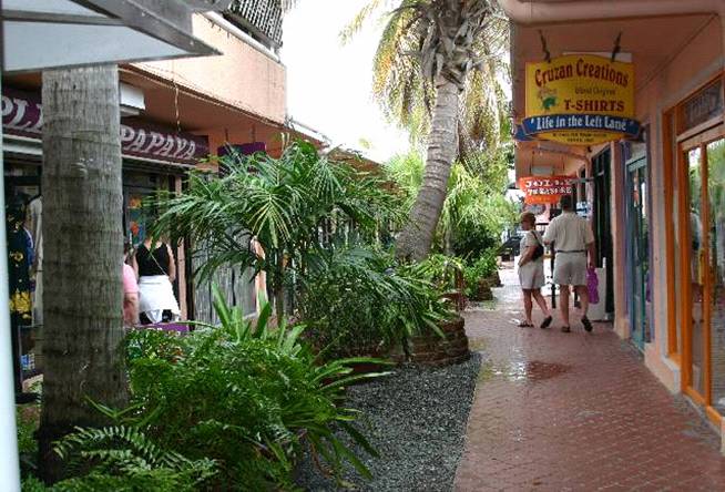 King's Alley in Downtown Christiansted